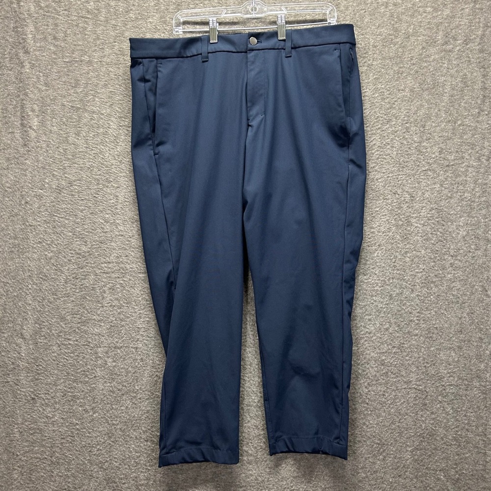 Lululemon Mens Commission Golf Pant Navy Blue Size 38 LM5BDES Stretch‎ Chino